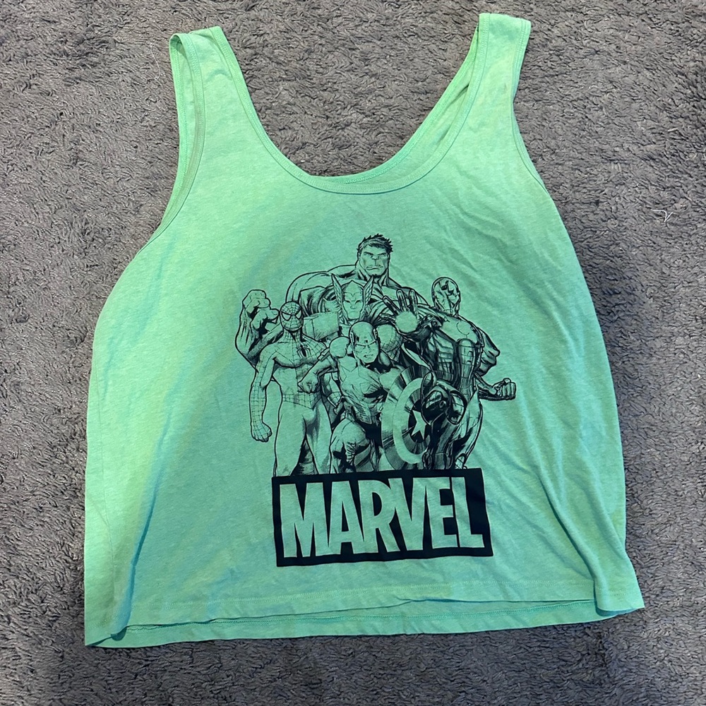 Marvel Green Logo Tee